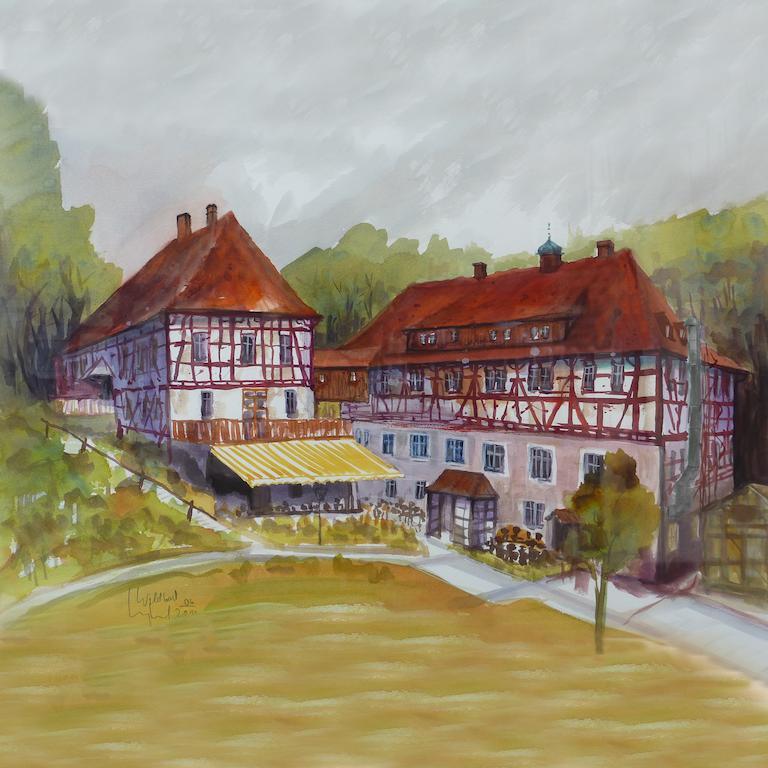 Waldgasthof Wildbad Burgbernheim Exterior photo